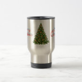 Merry Christmas Tree Travel Commuter Coffee Mug トラベルマグ (中央)