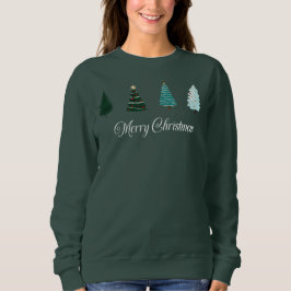 Merry Christmas Trees Sweatshirt スウェットシャツ