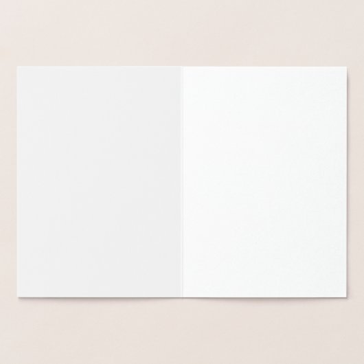 Merry Christmas Vintage Botanical. 箔カード (内部)