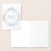 Merry Christmas Vintage Botanical. 箔カード (ディスプレー)