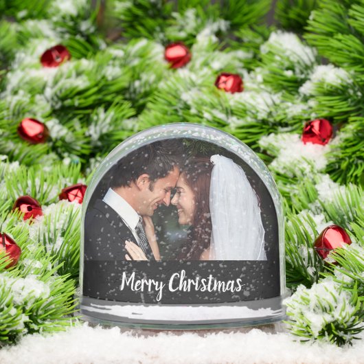 Merry Christmas Wedding Double Photo (black/white) (クリスマス)