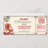 Merry Christmas Weekend Holiday Voucher Gift (正面)