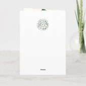 Merry Christmas Wife Greatest Gift Ornaments カード (裏面)