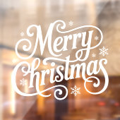 Merry Christmas Window Cling ウィンドウサイン (シート2)