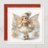 Merry Christmas – Winter Fairy with Golden Wings & (正面/裏面)