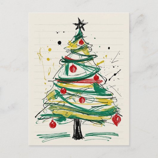 Merry Christmas Wishes Filled With Joy And Love  シーズンポストカード (正面)