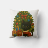 Merry Christmas with Emi the Black Cat クッション (裏面)