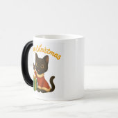 Merry Christmas with Emi the Black Cat モーフィングマグカップ (正面左)