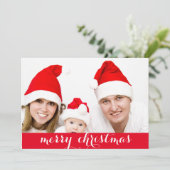 Merry Christmas with Love Photo休日 シーズンカード (スタンド正面)