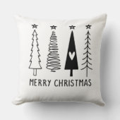 Merry Christmas with Trees,Christmas Season, Home クッション (正面)