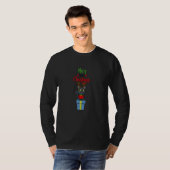 Merry Christmas with Your Cat British Short Hair Tシャツ (正面フル)