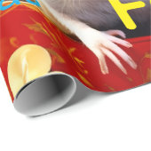 Merry Christmas Wrapping Family Love Mouse  ラッピングペーパー (ロールコーナー)