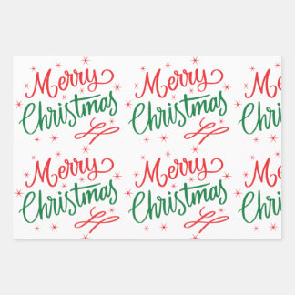 Merry Christmas Wrapping Paper ラッピングペーパーシート