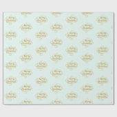 Merry Christmas Wrapping Paper ラッピングペーパー (フラット)