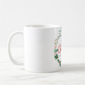 Merry Christmas Wreath Mug – Holiday &  Mug, 11 oz コーヒーマグカップ (左)