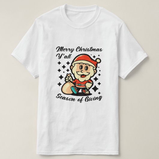 Merry Christmas Y’all Tシャツ (デザイン正面)