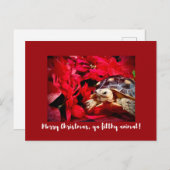 Merry Christmas ya filthy animal baby turtle Xmas ポストカード (正面/裏面)