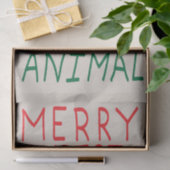Merry Christmas ya filthy animal typography 薄葉紙 (ギフト)
