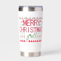 "Merry Christmas Y'all" クリスマス・タウン柄セーター