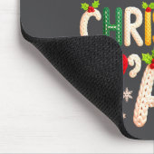 Merry Christmas Y'all Santa Crochet Knitting Quilt マウスパッド (コーナー)