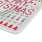 "Merry Christmas Y'all" Ugly Sweater カッティングボード (角)