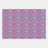 "Merry Christmas Y'all" Ugly Sweater  ラッピングペーパーシート (正面2)