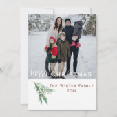 Merry Christmas Year in Review写真 シーズンカード (正面)