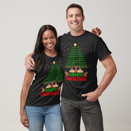 Merry Christmath Christmas Tree Math sabrina horse Tシャツ (ユニセックス)