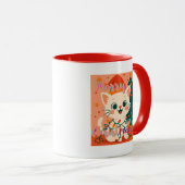 Merry Christmeows! Cat マグカップ (正面右)