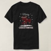 Merry Christmoose, Funny Rustic Christmas Tシャツ (デザイン正面)