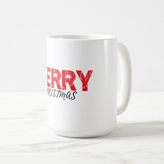 Merry Chrsitmas Coffee Mug コーヒーマグカップ (正面右)