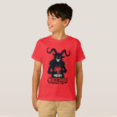Merry Creepmas Krampus Holiday Tシャツ (正面フル)