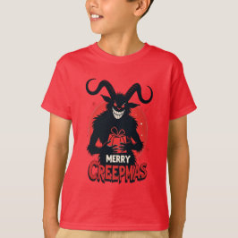Merry Creepmas Krampus Holiday Tシャツ