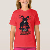 Merry Creepmas Krampus Holiday Tシャツ (正面)