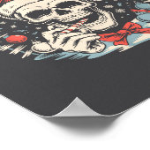 Merry Crisis Dark Humor Sarcastic Christmas Goth P ポスター (角)