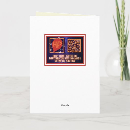 Merry Crisis Funny Christmas カード (裏面)