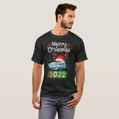 Merry Cruisemas 2022 Christmas Santa Reindeer Crui Tシャツ (正面フル)