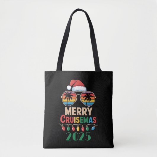 Merry Cruisemas 2025 Personalized Xmas Cruise トートバッグ (正面)