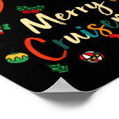 Merry Cruisemas 2025 Xmas Santa Reindeer Cruise Ma ポスター (角)