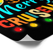 Merry Cruisemas Christmas Santa Reindeer Cruise ポスター (角)