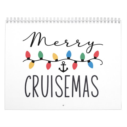 Merry Cruisemas Family Christmas Cruise Trip カレンダー (カバー)