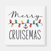 Merry Cruisemas Family Christmas Cruise Trip マグネット (正面)