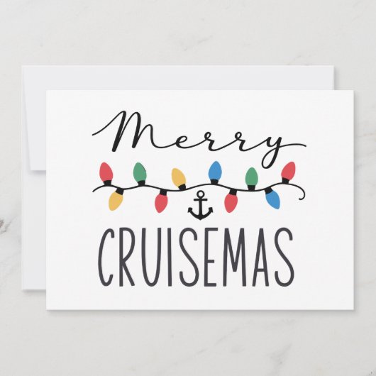 Merry Cruisemas Family Christmas Cruise Trip  招待状 (正面)