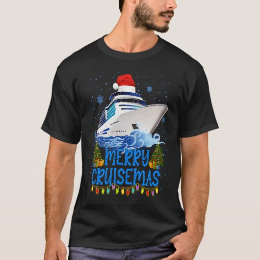 Merry Cruisemas Family Cruise Christmas 2022  Boat Tシャツ (正面)