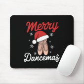 Merry Dancemas Llet Dancer Teacher Christmas Dance マウスパッド (マウス)