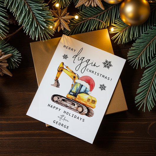 Merry Diggin Christmas シーズンカード