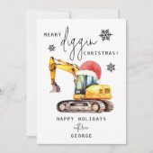 Merry Diggin Christmas シーズンカード (正面)