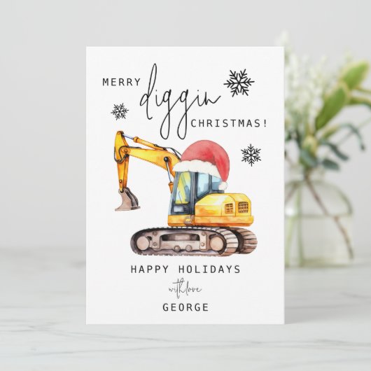 Merry Diggin Christmas シーズンカード (スタンド正面)