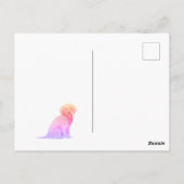 Merry Dogmas Golden Doodle  Postcard ポストカード (裏面)