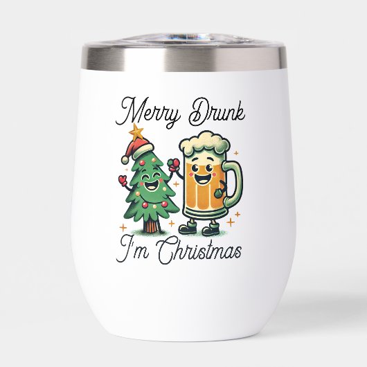 Merry Drunk Funny Christmas  (正面)